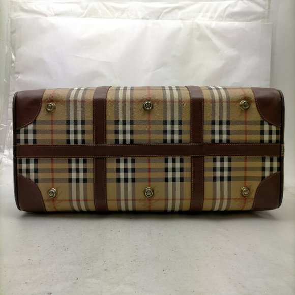 Burberrys Boston Bag Browns PVC - Picture 4 of 9